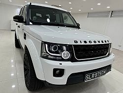 Land Rover Discovery 3.0D TSS Sunroof 2015 White Rear Entertainment